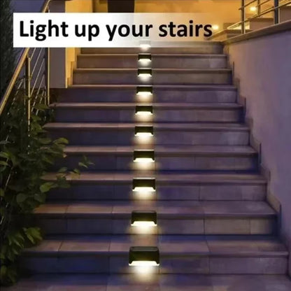 4 Solar LED Bright Deck Lights Outdoor Garden Patio Outdoor Gym From House