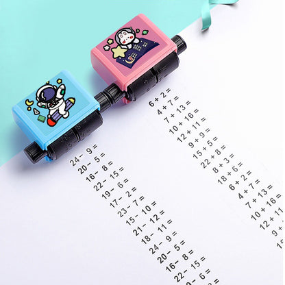 Digital Type Mathematical Operation Stamp Pupils Teacher Kids DealSniper.net