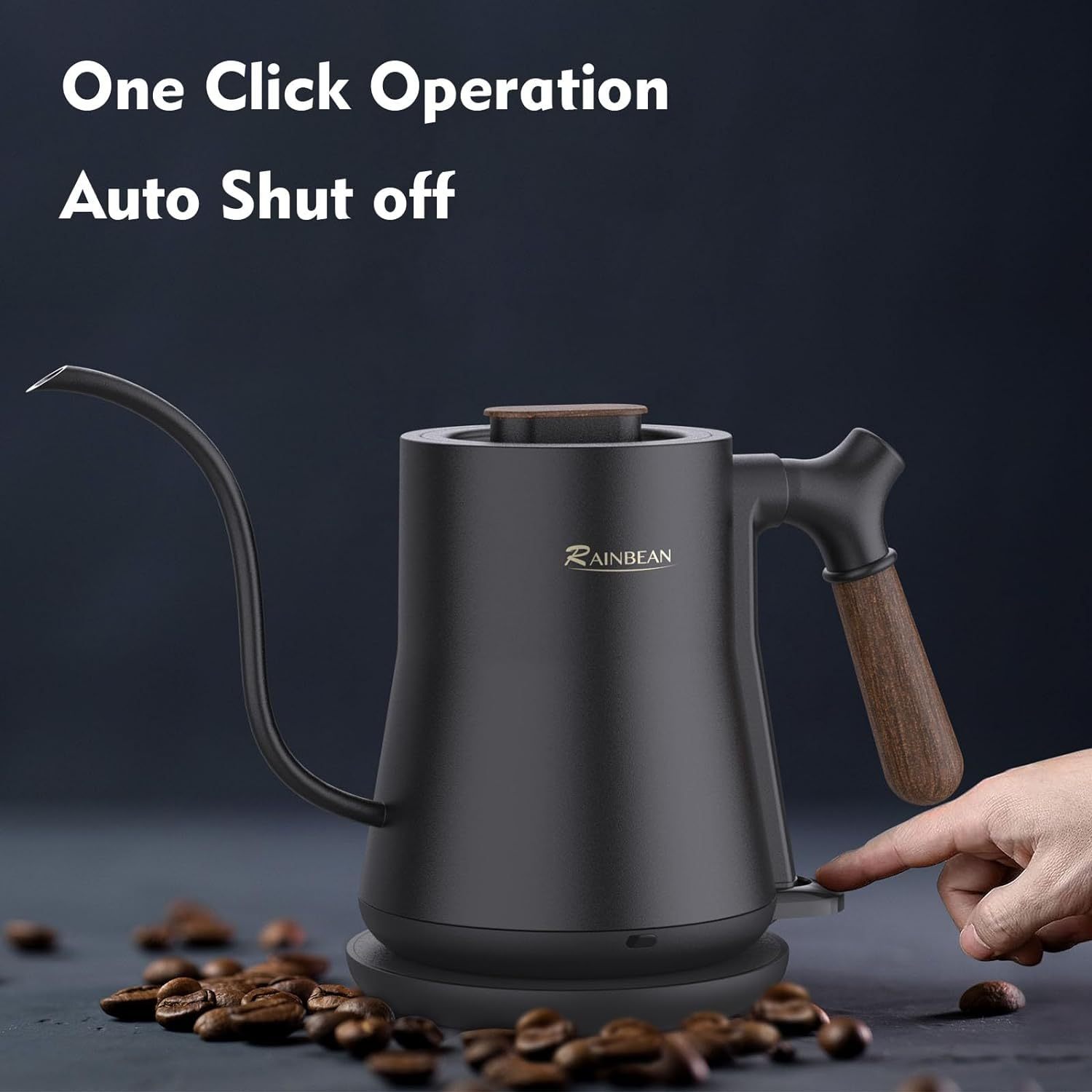 Gooseneck Electric Kettle, Pour Over Coffee Kettle Hot Water Kitchen dealsniper-net