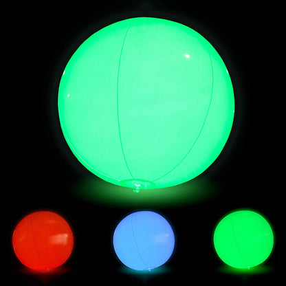 Fashion Inflatable Luminous Ball Led Kids dealsniper-net 40CM Luminous Ball White