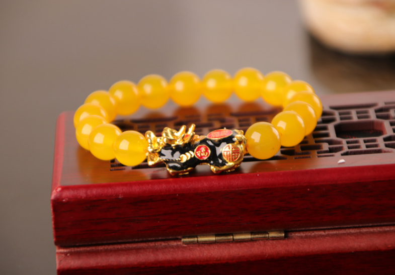 3D Gold Plated PiXiu Bracelet Jewelry DealSniper.net