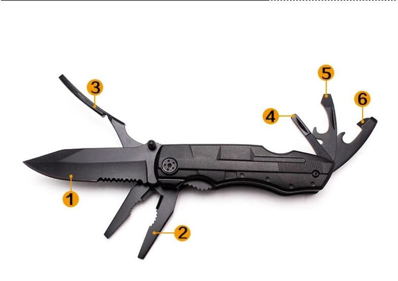 Cross-border special multi-purpose knife clamp portable folding tool pliers outdoor travel multi-function pliers gift pliers custom Home dealsniper-net