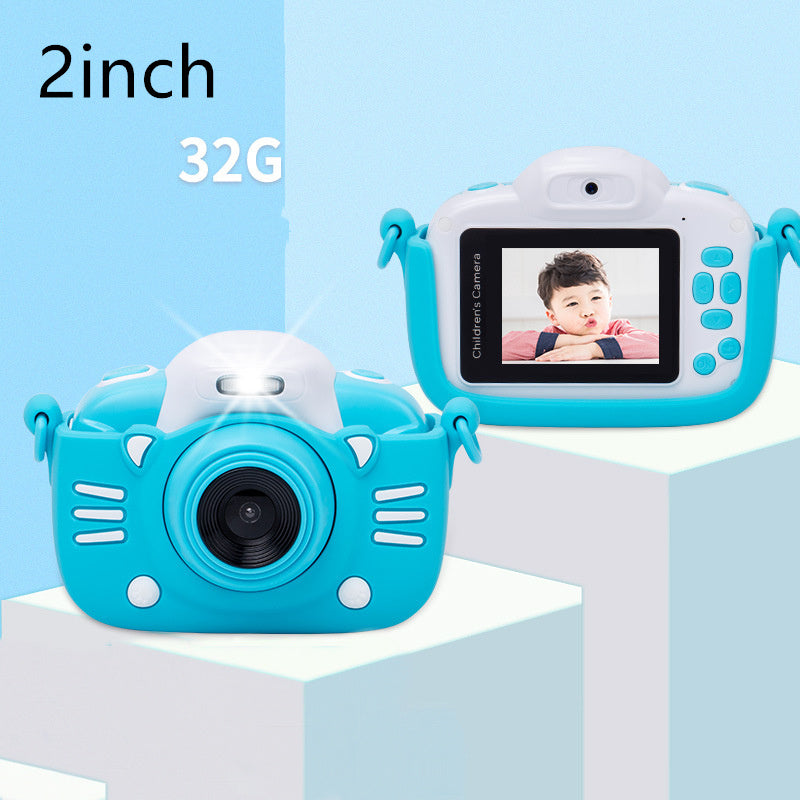 Take Pictures SLR Toy Children's Camera Kids dealsniper-net Blue 32G 2in