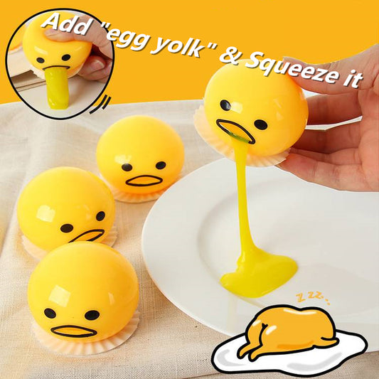 Puking Ball Brother Egg Yolk Pinch Vomit Spoof And Play Tricky Toys Kids DealSniper.net