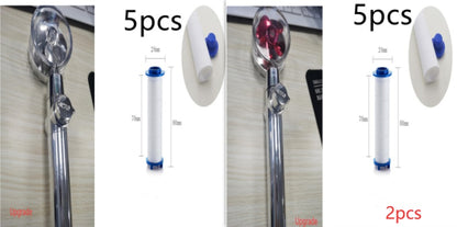 New Turbo Propeller Shower Head Water Saving High Pressure Flow