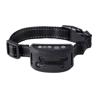 Intelligent Induction Electric Shock Vibration Rechargeable Dog Training Collar Pets Gym From House Black B Bone