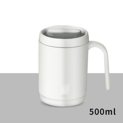 Stainless Steel Mug Creative Office Home dealsniper-net White Single cup 304inner liner