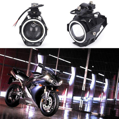 Motorcycle Headlight Cree U7 DRL Fog Lights Driving Running Light Vehicle dealsniper-net