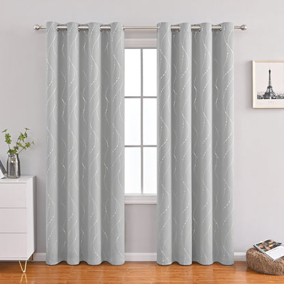 Modern Minimalist Furnishings Decorative Blackout Curtains Home Decor DealSniper.net
