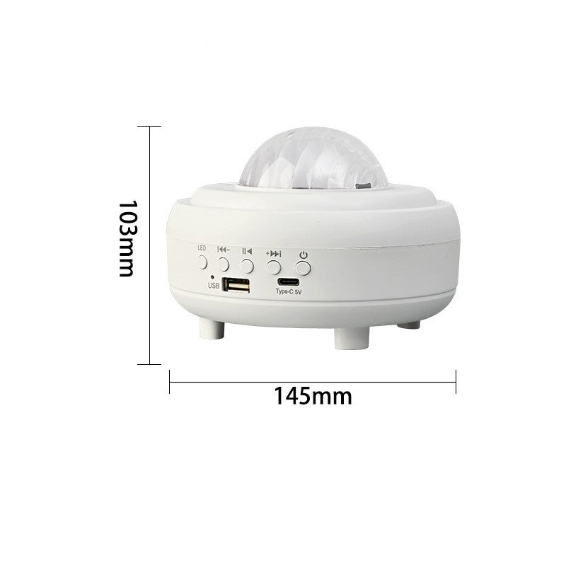 Galaxy Star Projector Bluetooth LED Night Light Starry Sky Projector House dealsniper-net Star Light White Battery Rechargeable