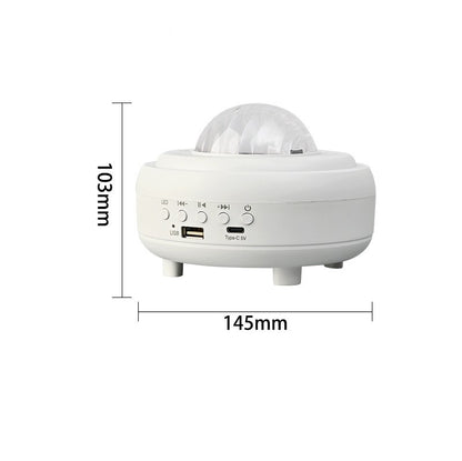 Galaxy Star Projector Bluetooth LED Night Light Starry Sky Projector House dealsniper-net Star Light White Battery Rechargeable