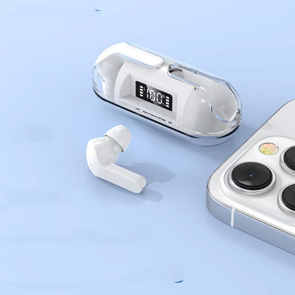 Wireless Bluetooth Headset 5.3 In-Ear Gadgets dealsniper-net White