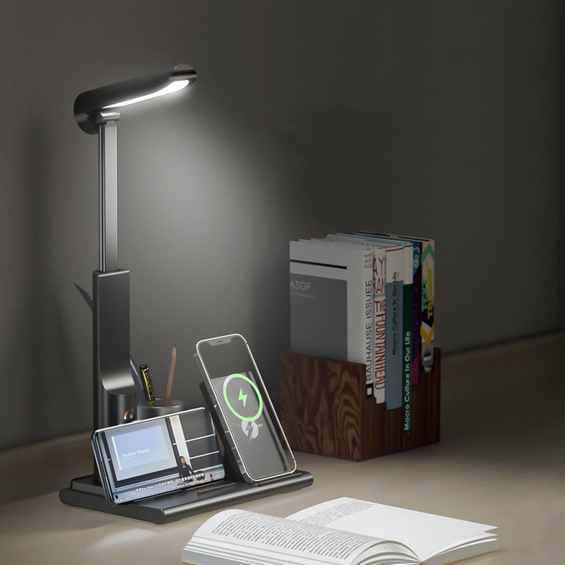 Bedroom LED Wireless Charging Desk Lamp