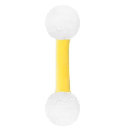 Swabs Catnip Toys Set Of Soft Plush Cat Kicker Toys Pets dealsniper-net Yellow