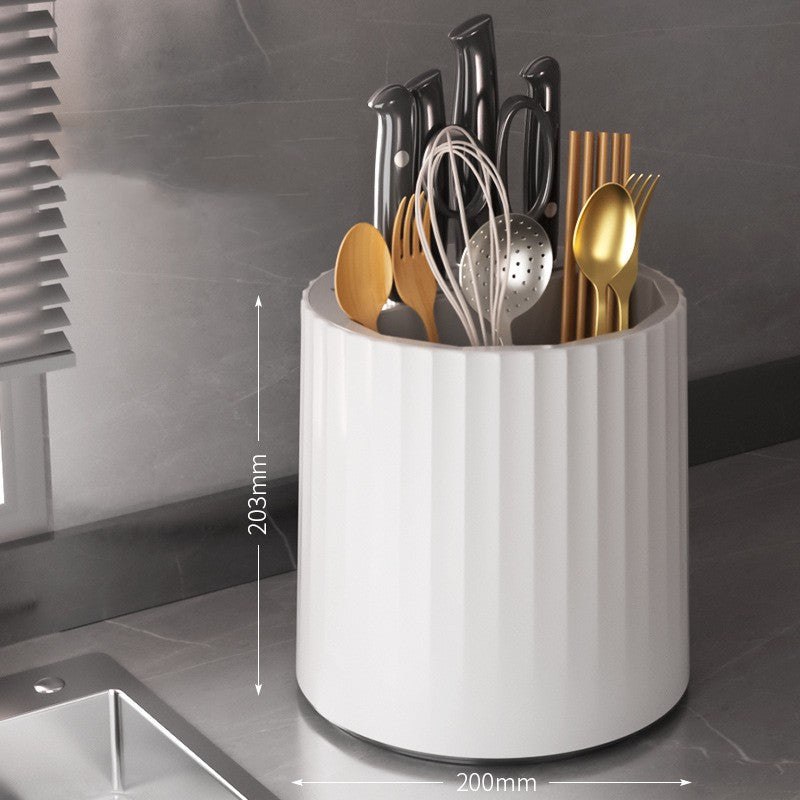 Rotary Kitchen Knife Rest Rack Tool Storage Kitchen DealSniper.net