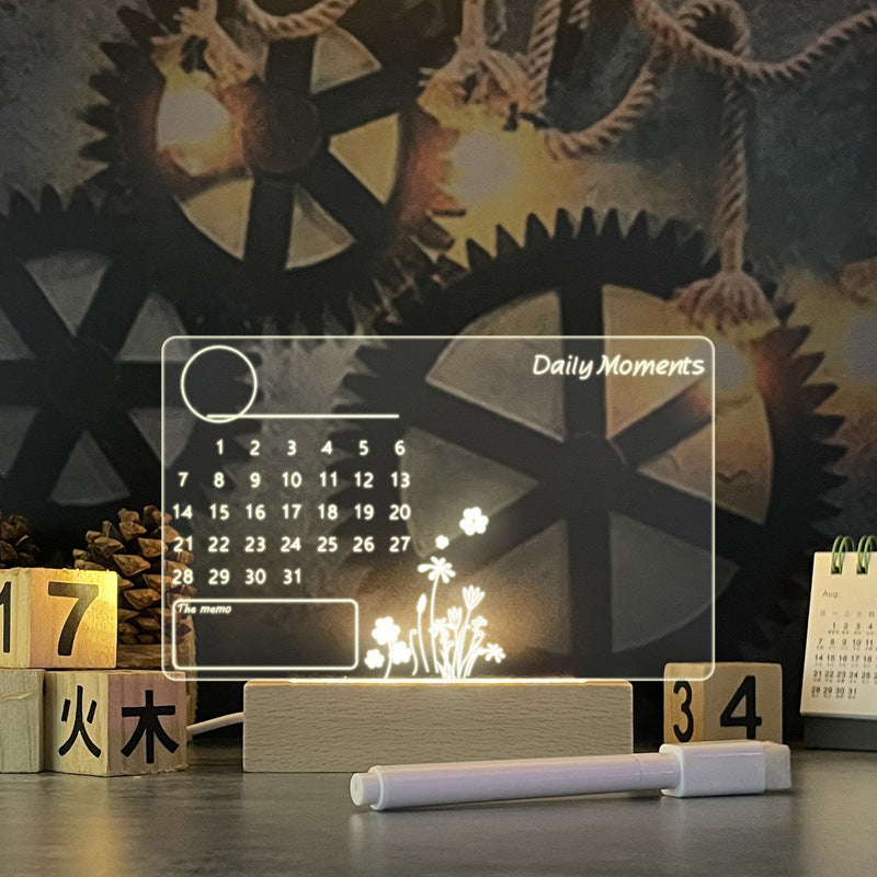 Creative Note Board Creative Led Night Light USB Message Board Holidays DealSniper.net