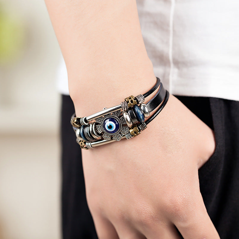 Turkish blue eye alloy accessory bracelet Jewelry dealsniper-net