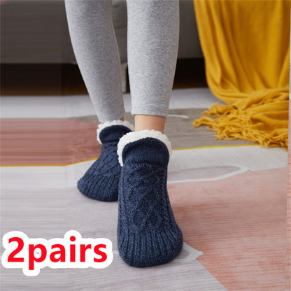 Winter Woolen Socks Women Thicken Warm Home Bedroom Socks Women dealsniper-net