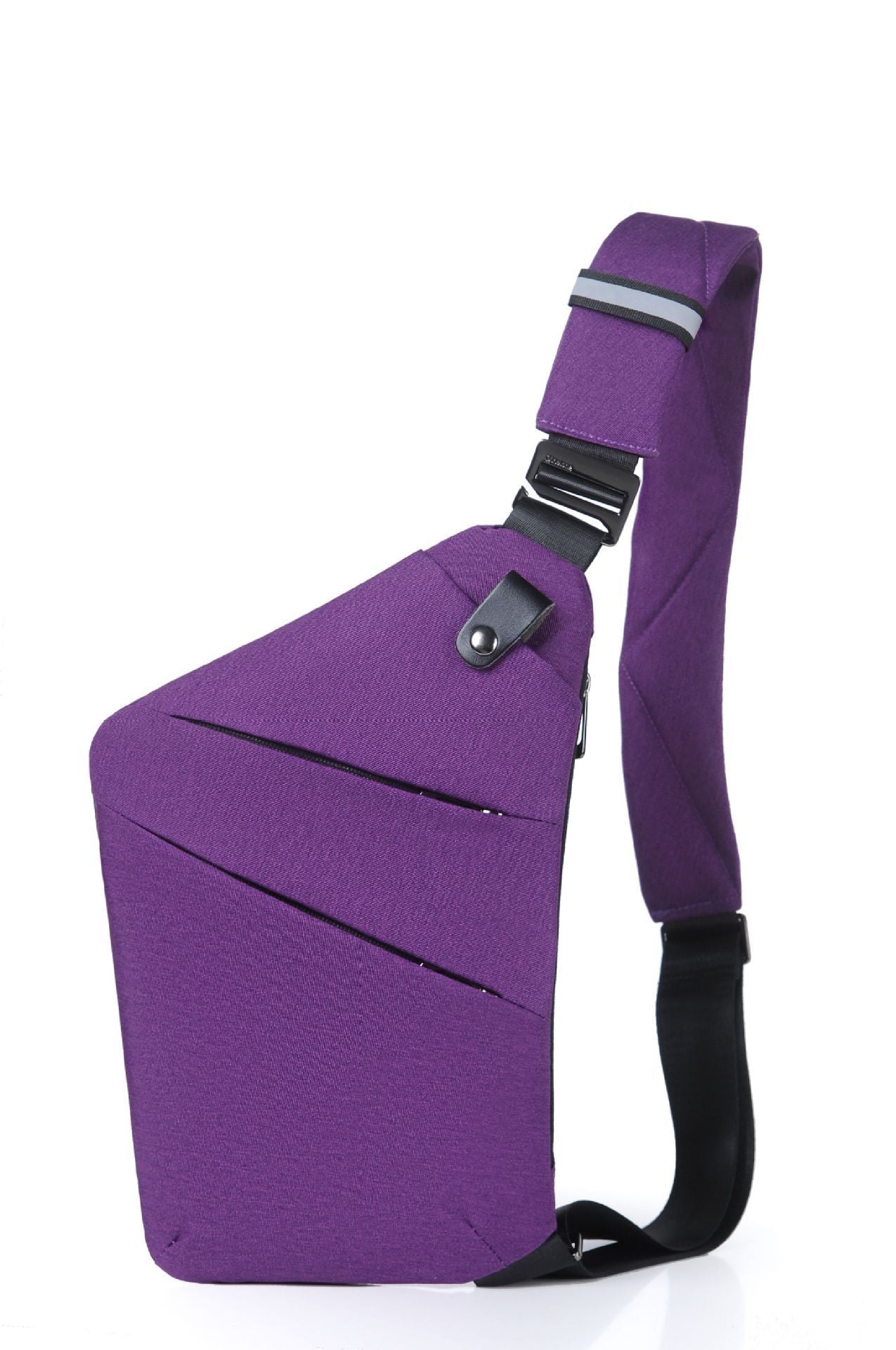 Men's Fashion Casual Travel Sling Crossbody Bag Men DealSniper.net Purple