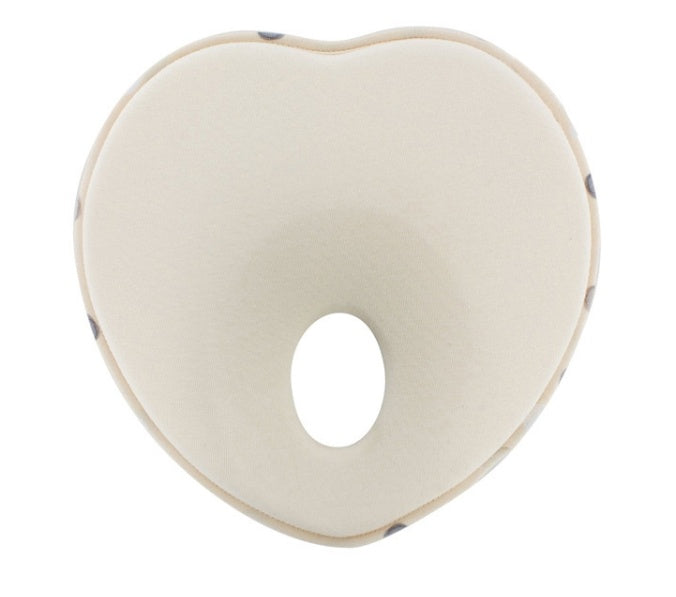 Newborn Infant Anti Roll Pillow Prevent Flat Head Neck Pillow Kids dealsniper-net Rice white