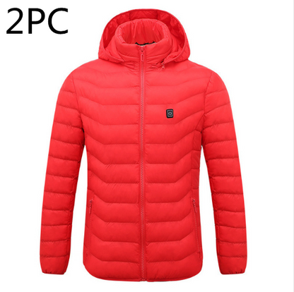 Heating smart cotton Outdoor DealSniper.net 2PC Red XXL