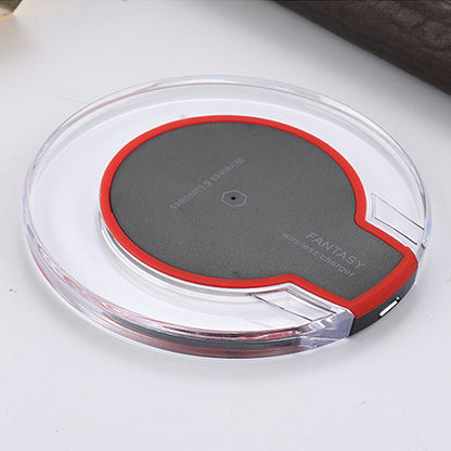 New Wireless Charging Dock Charger Crystal Round