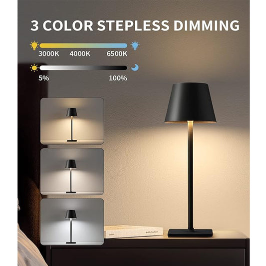 Cordless Table Lamp Portable LED Desk Lamp Home Decor dealsniper-net