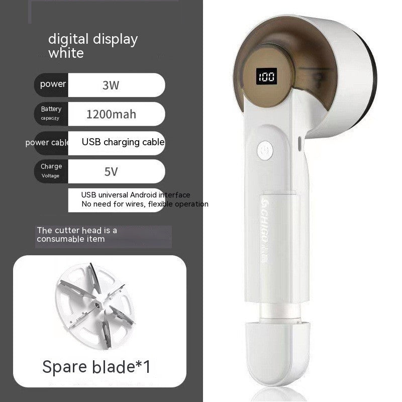 Hair Ball Trimming Household Clothes Hair Ball Trimmer House DealSniper.net White Spare Blade 1