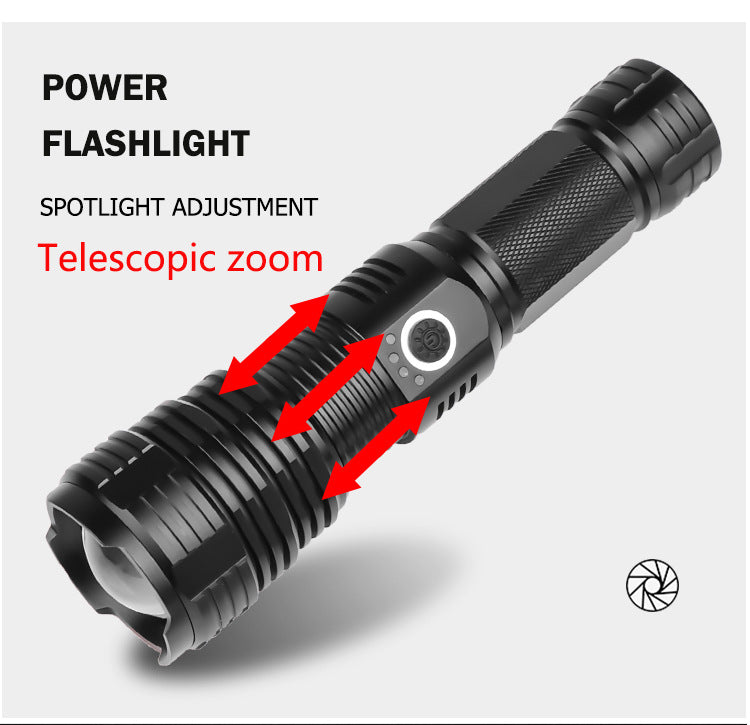 USB charging P70 outdoor flashlight Outdoor dealsniper-net