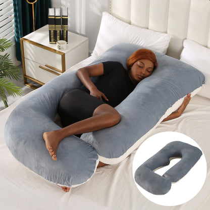 Maternity Pillow Waist Support Side Sleeping Slope Pillow J-type
