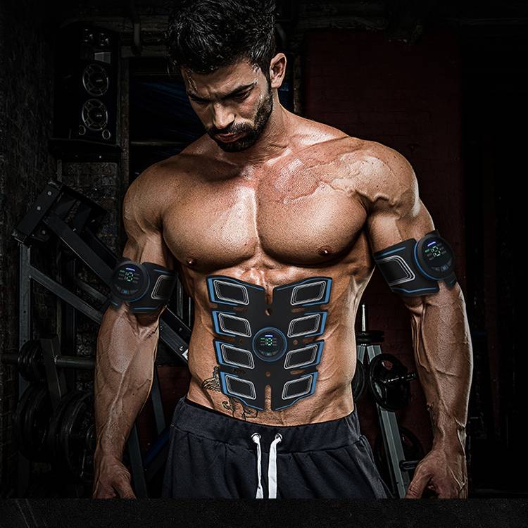 Home EMS Fitness Belt Abs Abdominal Massager Sports Gym From House