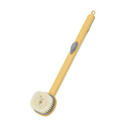 Dual-purpose Shower Brush Multifunctional Detachable Bath Brush House dealsniper-net Yellow