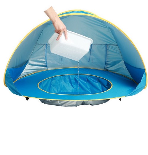 Baby Beach Tent Kids Outdoor Camping Easy Fold Up Waterproof Up Sun Awning Tent UV-protecting Kids dealsniper-net