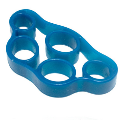 Silicone tubing fingers Finger trainer Pull ring finger mouse Sports DealSniper.net Dark blue