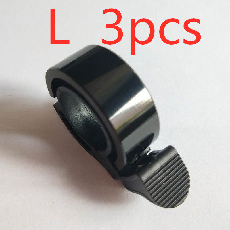 Aluminum Alloy Bicycle Bell For Children Adults Moutain Bike Cycling Outdoor DealSniper.net L Black 3pcs