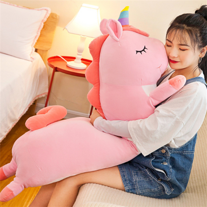 Pillow Long Doll Plush Toy Lazy Person Hug Sleeping Doll Doll Kids dealsniper-net Pink 110cm