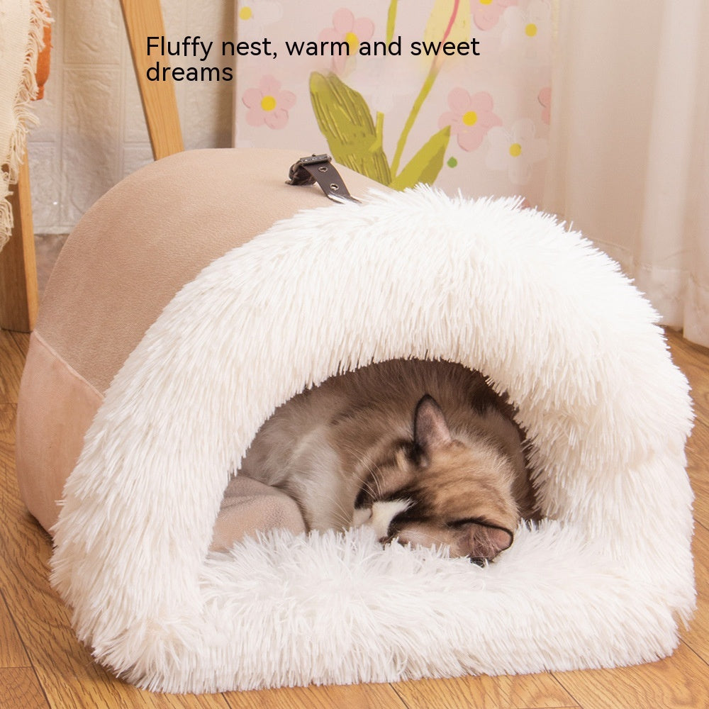 New Splice Portable Pet Nest Portable Autumn And Winter Warm Pets dealsniper-net