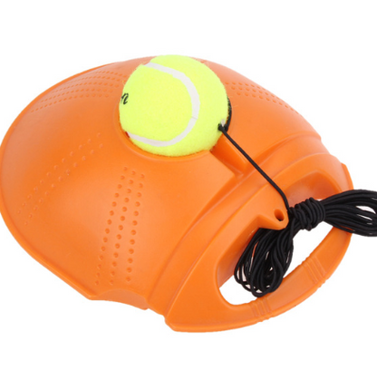 Senior Single Tennis Training Base And Tennis Ball Seat Outdoor DealSniper.net Orange