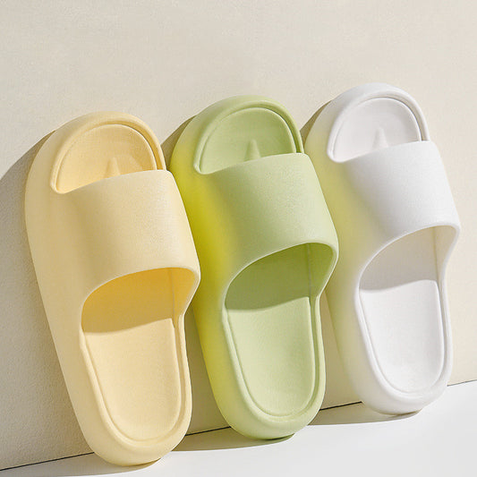 Solid Thick-soled Home Slippers Summer Non-slip Floor