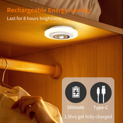 Smart Infrared Sensor Lamp Cabinet Aisle USB Charging Night Light House DealSniper.net
