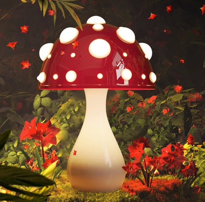 Mushroom Decorative Table Lamp Bedroom Dimming Home Decor dealsniper-net