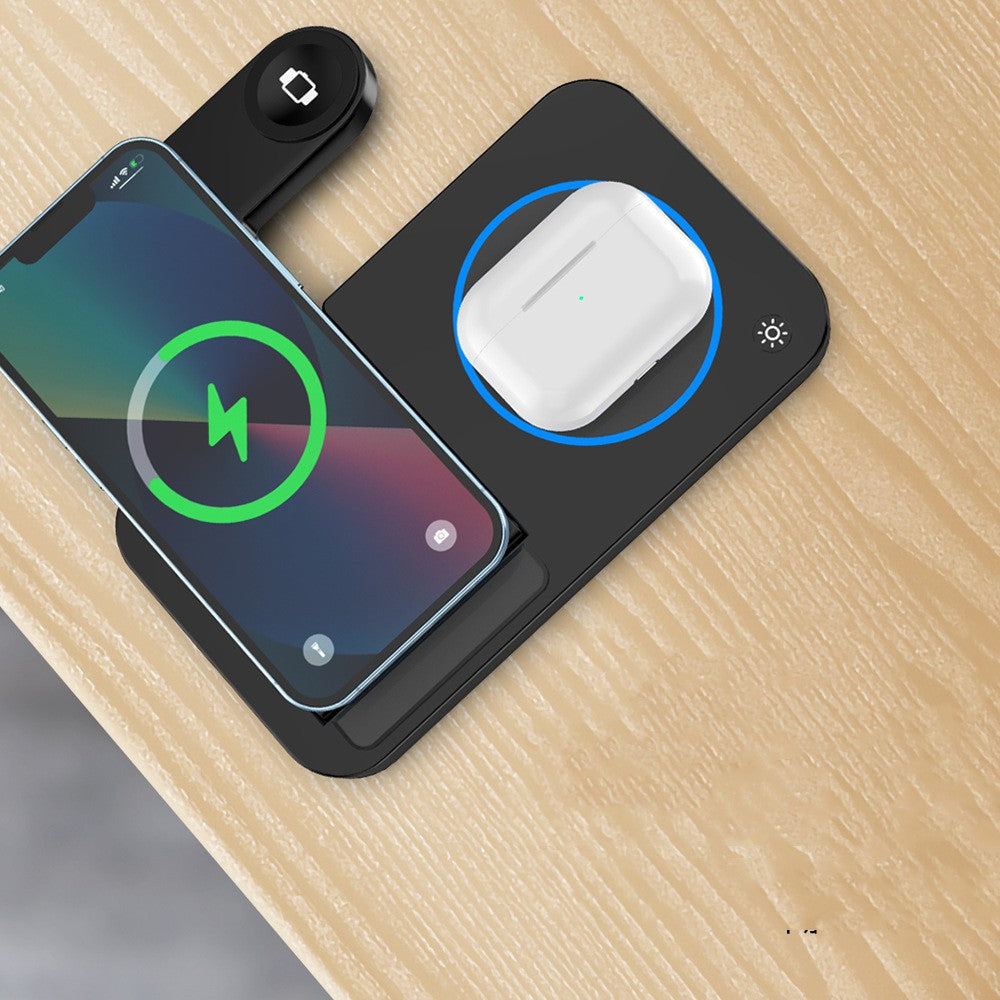 Four In One Foldable Wireless Charger Electronics Gym From House