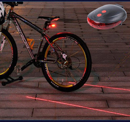 Bicycle Tail Light (5LED+2Laser) Outdoor dealsniper-net