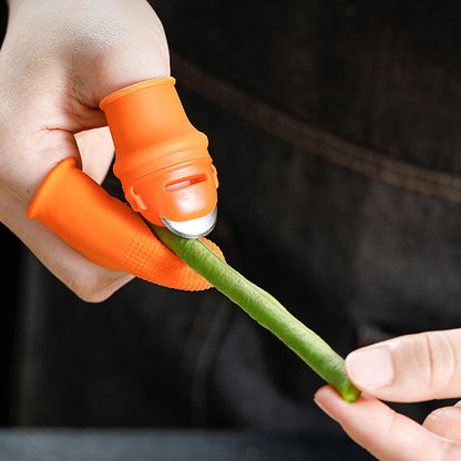 Silicone Thumb Knife Finger Protector Gears Cutting Garden DealSniper.net