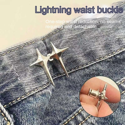 Adjustable Waist Jeans Waist-tight Artifact Button Women DealSniper.net