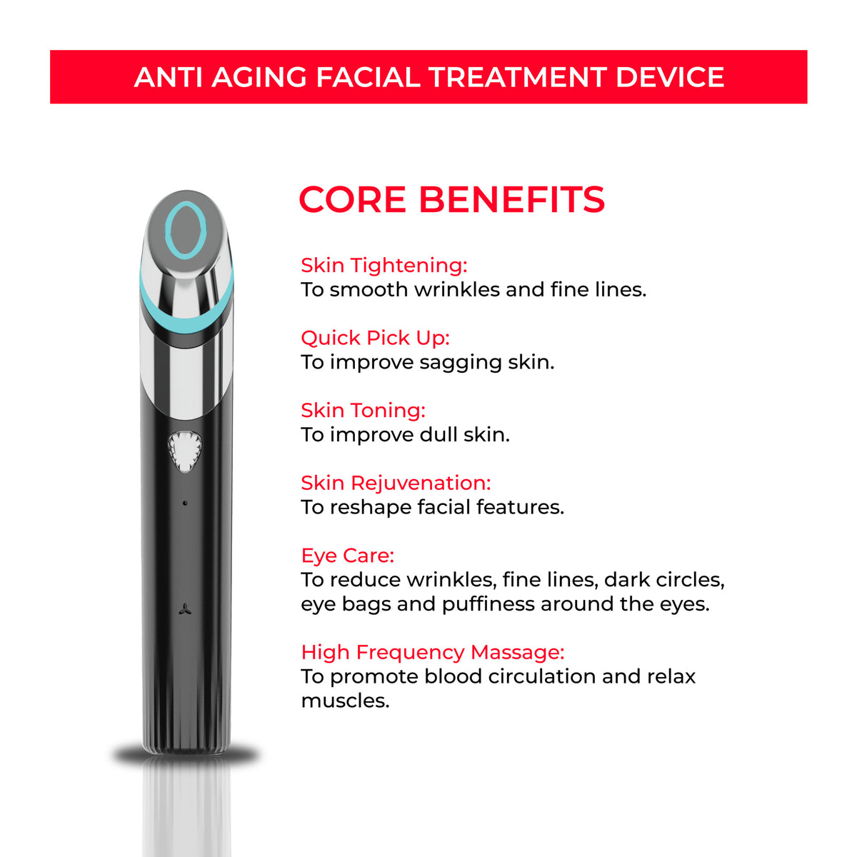 Beauty Instrument Pore Convergence EMS Skin Rejuvenation Micro Current Beauty Gym From House
