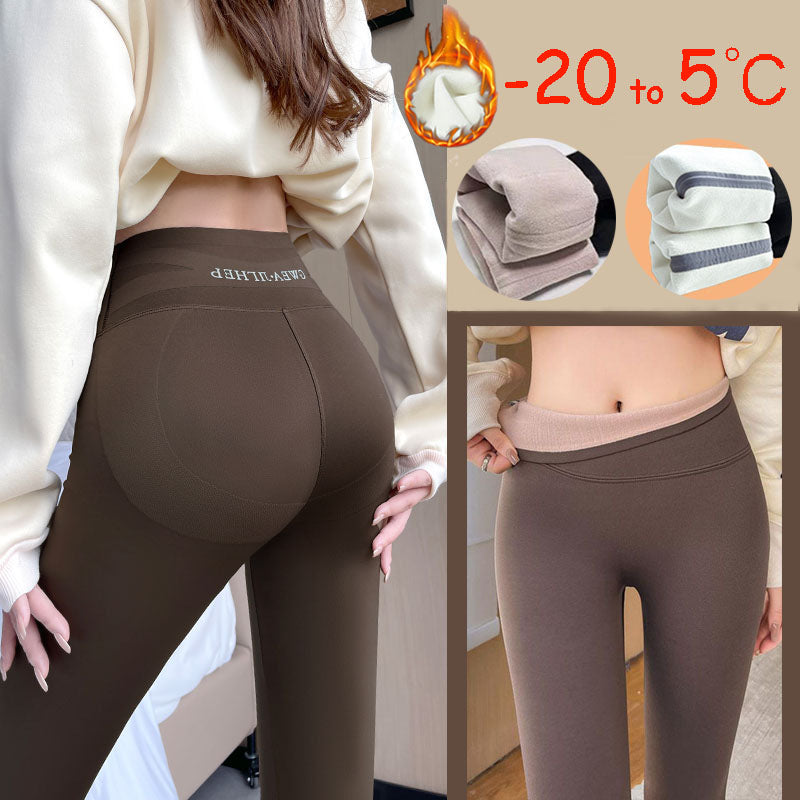 Fleece Thickened Leggings Winter -20 To 5 Shark Pants Women dealsniper-net