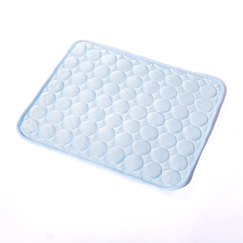 Pet Ice Mat Summer Pet Mat Dog Mat Cat Cooling Mat Pets Gym From House Light Blue 100x70cm