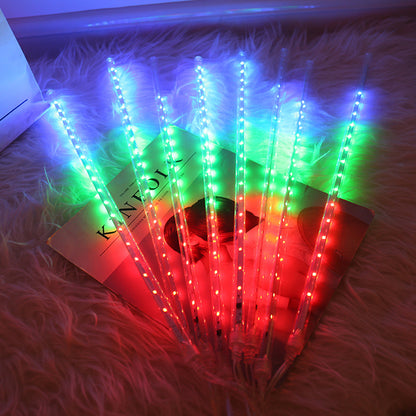 Led Meteor Rain Lantern Garden Light Garden dealsniper-net Color 30CM AU