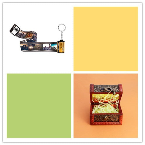 Memory Film Diy Photo Albums Cover Album Customized Gift Holidays Gym From House Keychainxbox